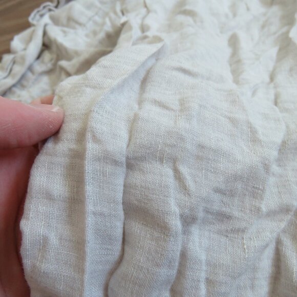 RESTORATION HARDWARE 100% Linen Pillow Sham Neutral Minimalist - Picture 2 of 9